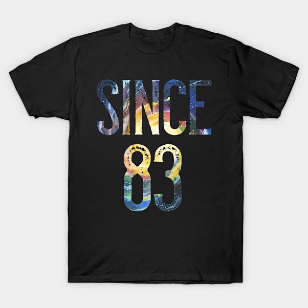 Since 83 1983 Wedding And Birthday Anniversary Gift Item Tee T-Shirt by reelingduvet